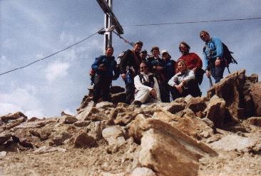 Gruppenfoto auf dem Similaun