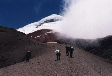 Aufstieg zur Schutzh&uuml;tte