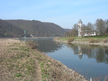 M&uuml;ndung der Lahn in den Rhein