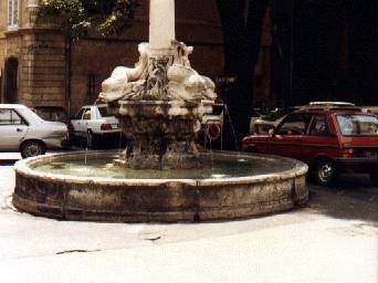 Delphinbrunnen in Aix-en-Provence