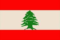 Flagge Libanon