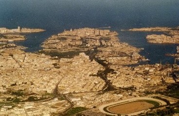 Valetta aus der Luft