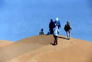 Wandern in der Wüste